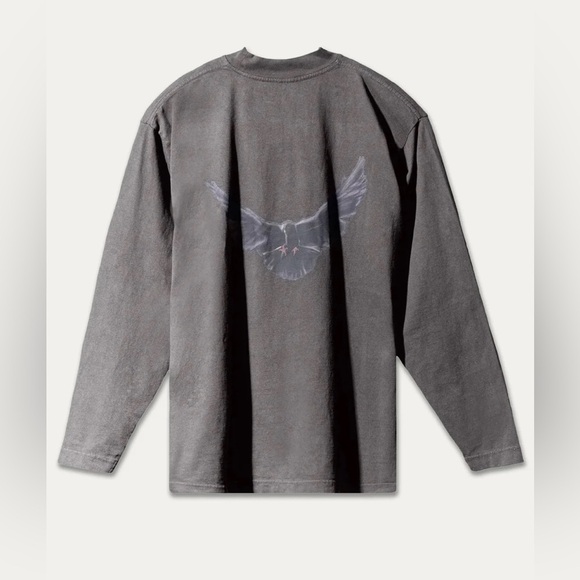 Yeezy Gap Engineered by Balenciaga Dove Long-Sleeve Tee. 2XL   New dark gray - Picture 1 of 2